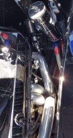 Sanderson CC134 left side installed on 1940 Ford