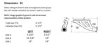 Sanderson B1 header dimensions