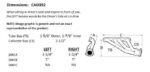 Sanderson CAD392 dimension graphic