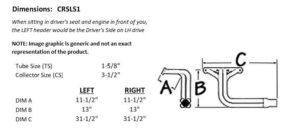 Sanderson CRSLS1 dimension graphic