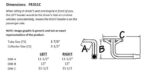Sanderson FR351C dimension graphic