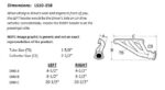 Sanderson LS10-158 dimension graphic