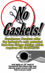 Sanderson Headers - No Gaskets